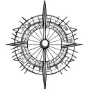 Sundial tattoo design idea