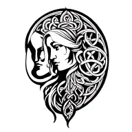 Celtic Family tattoo design idea