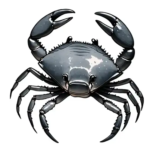 Crab tattoo design idea