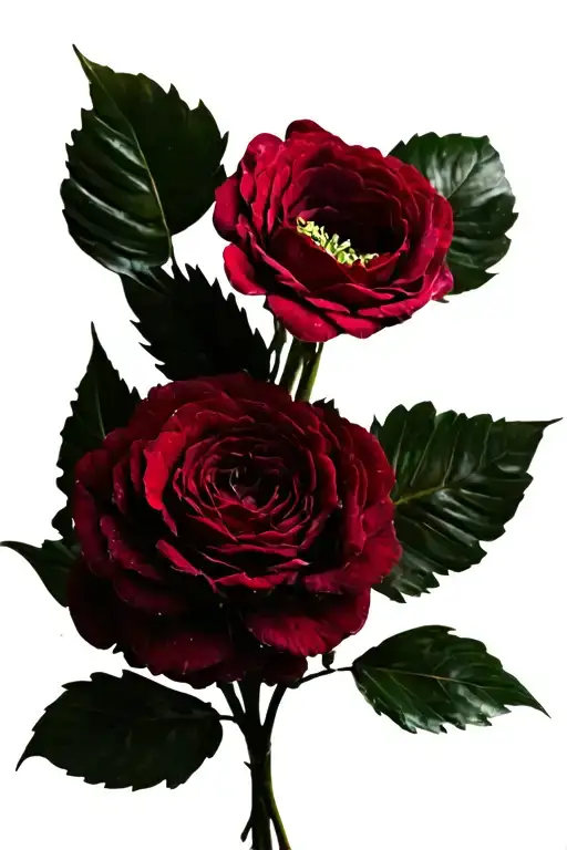 son born Oscar flower bouquet tattoo design idea