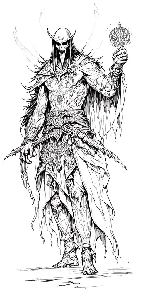 blasphemous game tattoo tattoo design idea