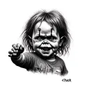 Chucky tattoo design idea