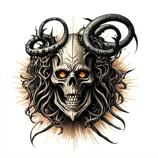 Giger art tattoo design idea