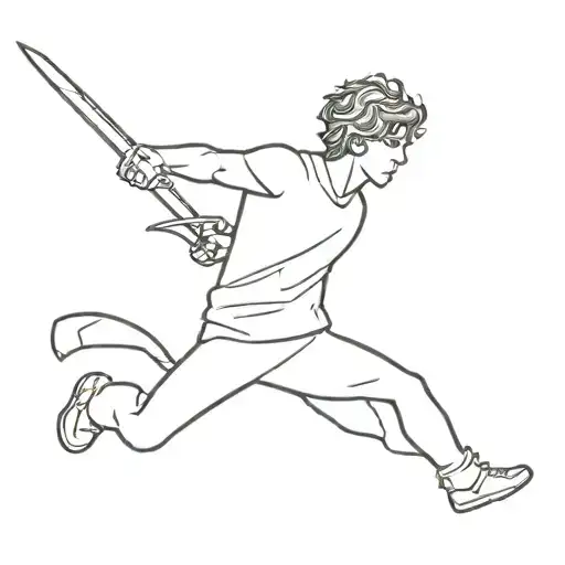 percy jackson tattoo design idea