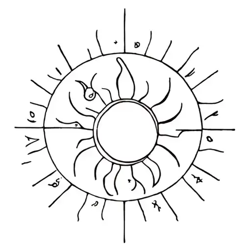 sun sign is AriesRising sign is Gemini Moon sign is Aquarius Venus sign is Pisces tattoo design idea