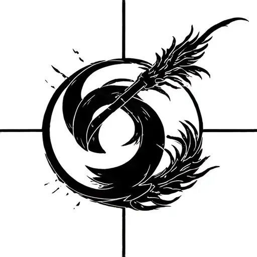 avatar last air bender line work design tattoo design idea