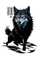 Witcher Wolf Tattoo tattoo design idea