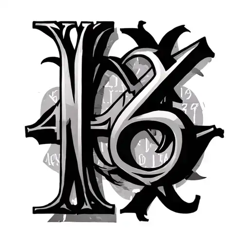 April 24th 2007 Roman numerals representing important dates tattoo design idea