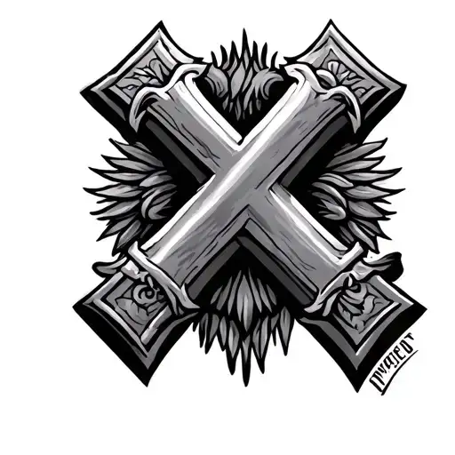 battlefield cross tattoo tattoo design idea