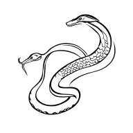 Snake tattoo tattoo design idea