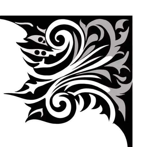 tribal for arm sleeve tattoo design idea