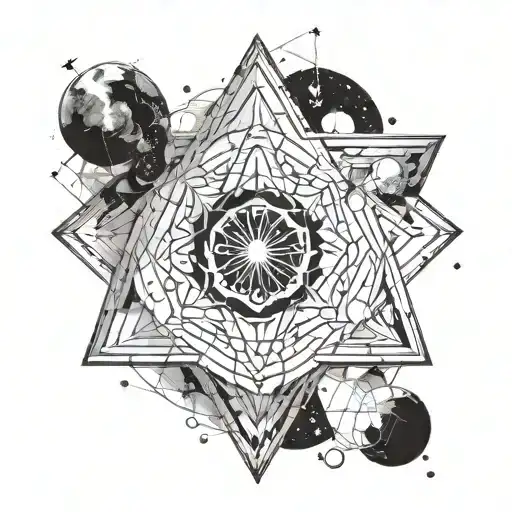astrophysics travel philosophy tattoo design idea