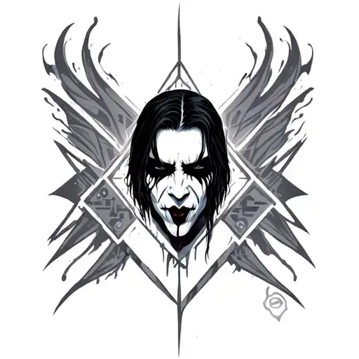 Chris motionless cyberhex tattoo design idea
