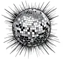Disco Ball tattoo design idea
