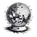 Disco Ball tattoo design idea