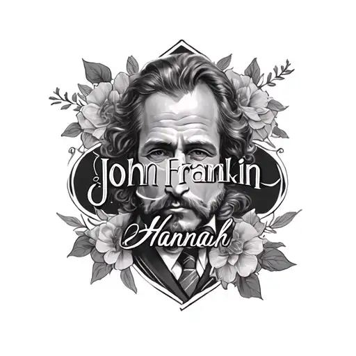 "John Franklin Hannah" memorial tattoo tattoo design idea