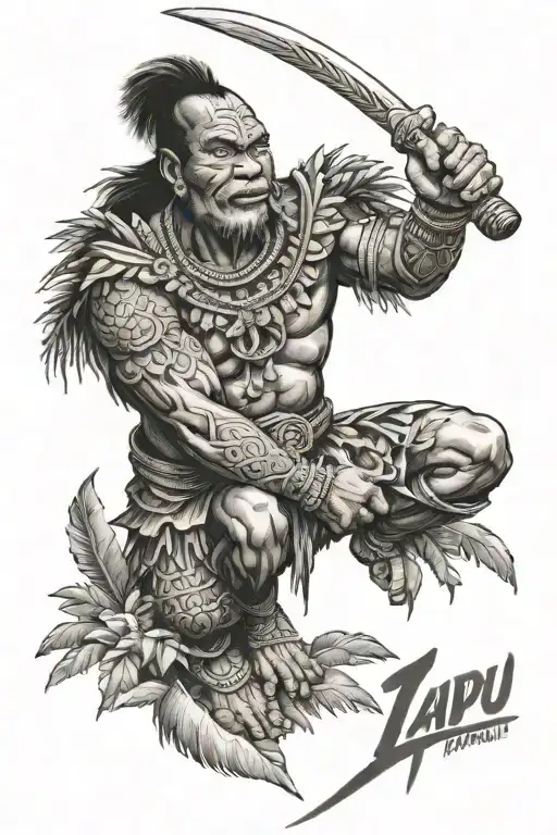 Lapu Lapu Filipino tattoo design idea