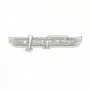 the word jesus and yeshua tattoo design idea