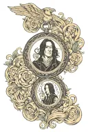 SEVERUS SNAPE CASTING SPELL, HOGWARTS UNDER ATTACK BY DEATH EATERS, HORCRUX LOCKET tattoo design idea