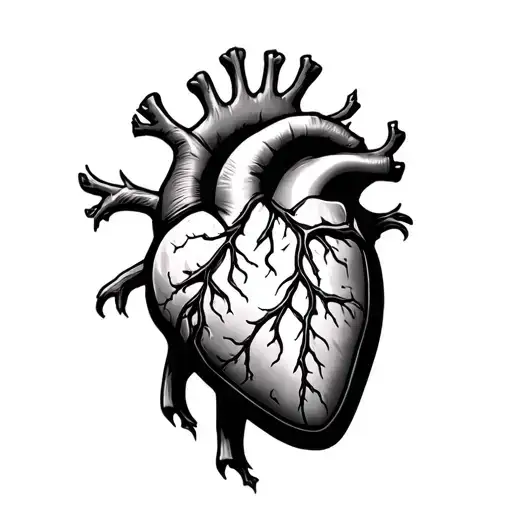 Heart Attack tattoo design idea