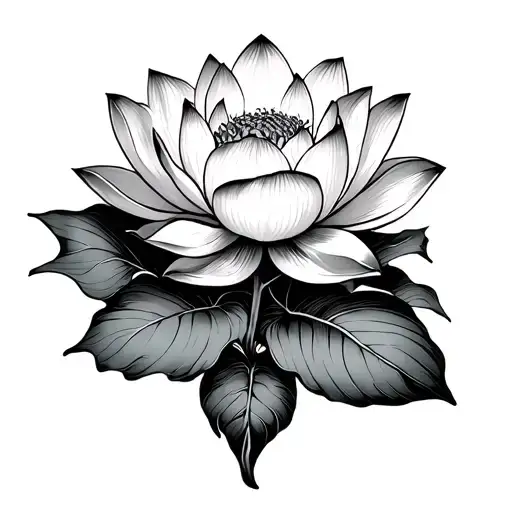 Lotus flower and poison tree and semi colon create unique design that includes all three tattoo design idea