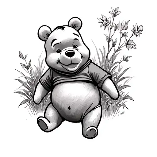 Winnie The Pooh tattoo design idea