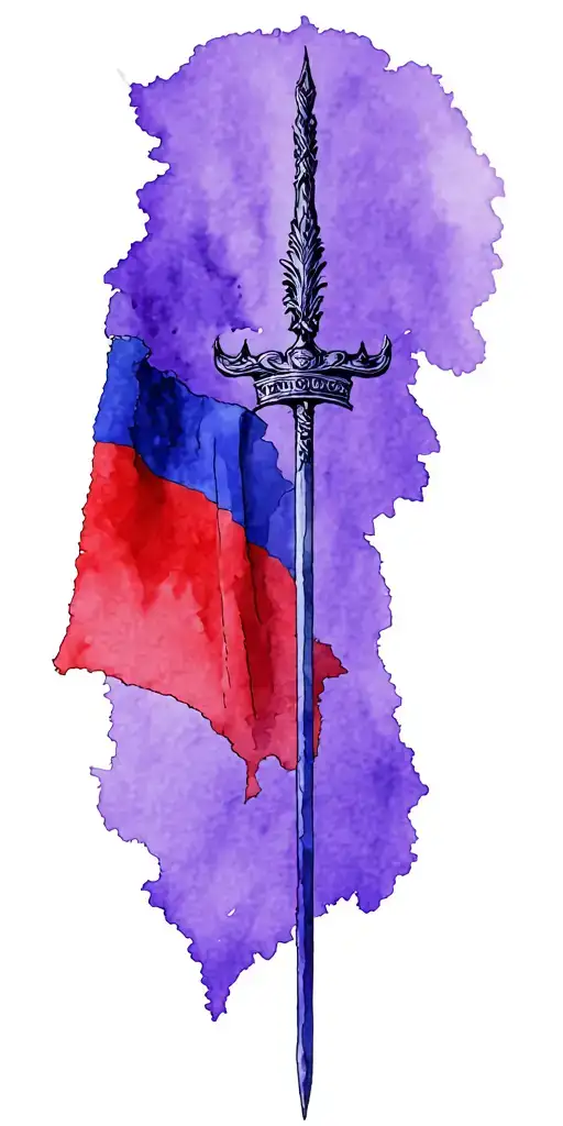 vlad the impaler romania filled in with romanian flag tattoo design idea