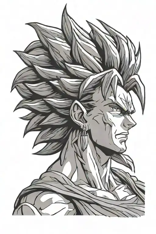 gogeta ssj4 tattoo design idea
