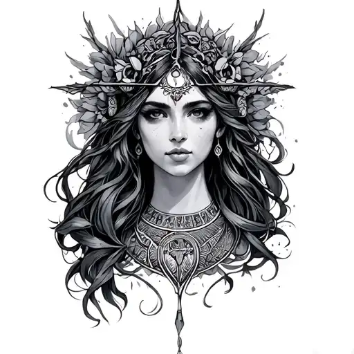 Tenyshia, Libra, 2000 tattoo design idea
