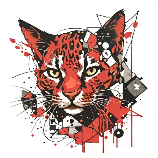 schrodingers cat tattoo design idea