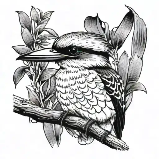 Kookaburra tattoo design idea