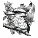 Kookaburra tattoo design idea