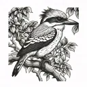 Kookaburra tattoo design idea