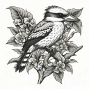 Kookaburra tattoo design idea