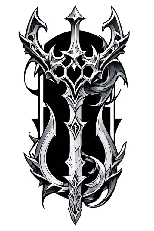 keyblade form kingdom hearts tattoo design idea