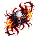 belial tattoo design idea