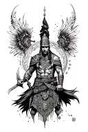 "Turkish" Turkish warrior tattoo design idea