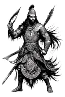 "Turkish" Turkish warrior tattoo design idea