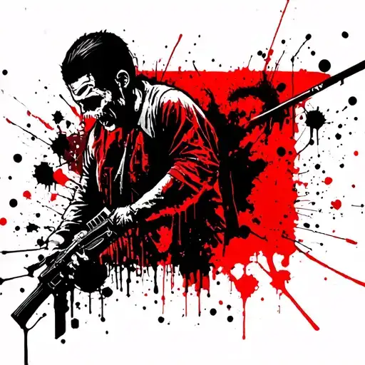 the walking dead game tattoo design idea