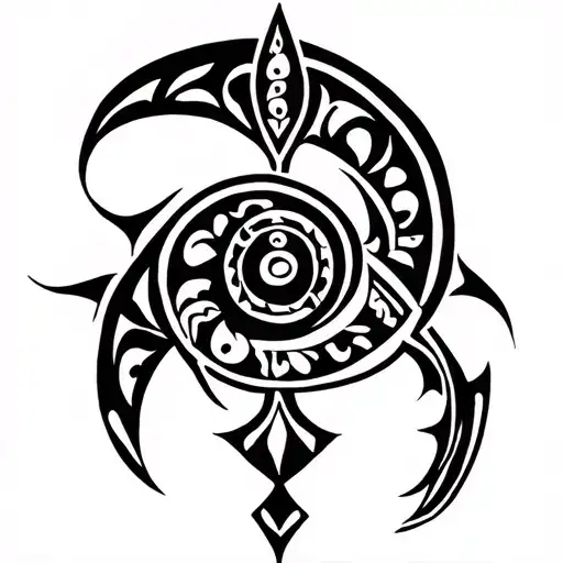 Nepali Weapon Khukri tattoo design idea