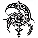 Nepali Weapon Khukri tattoo design idea