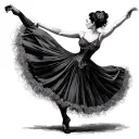 Flamenco Dancer tattoo design idea