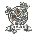 ajax amsterdam logo tattoo design idea