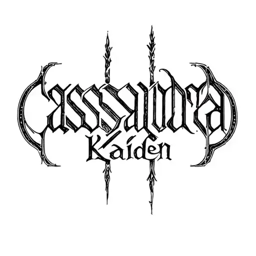 Mexican Script Kaiden 83+ Kaiden Tattoo Ideas in 2026 - BlackInk AI