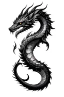 Naga tattoo design idea