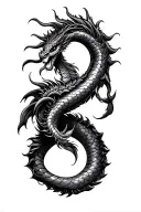 Naga tattoo design idea