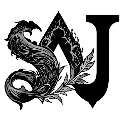 M S M L D S J tattoo design idea