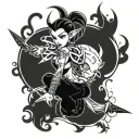 Jinx from Arcane tattoo design idea