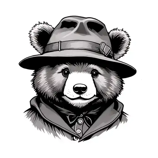 Paddington Bear tattoo design idea