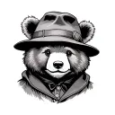 Paddington Bear tattoo design idea